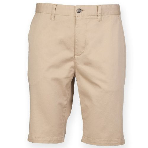 Front Row Stretch Chino Shorts Stone